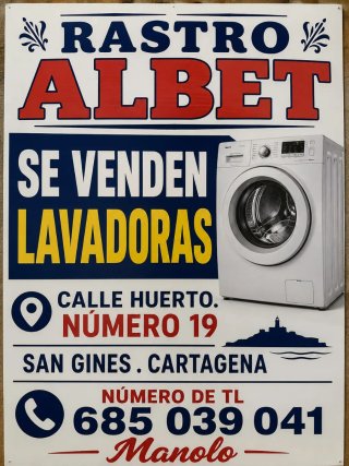 Lavadora en venta
