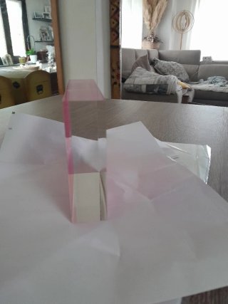 Ferma carte plexiglass fucsia Ralph Lauren