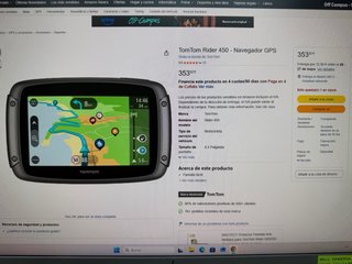 Navegador GPS TomTom Rider 450, Como Nuevo!!