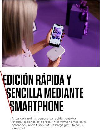 Canon impresora instantánea compacta sin tinta