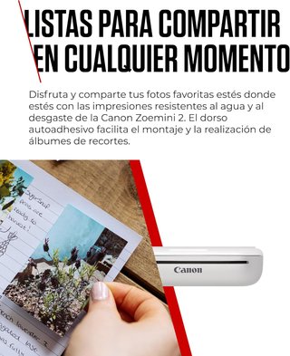 Canon impresora instantánea compacta sin tinta