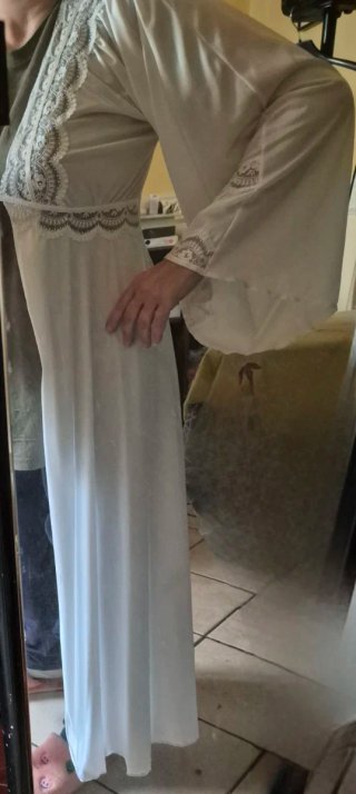Vestaglia SILFRA Vintage Anni 70 Pizzo