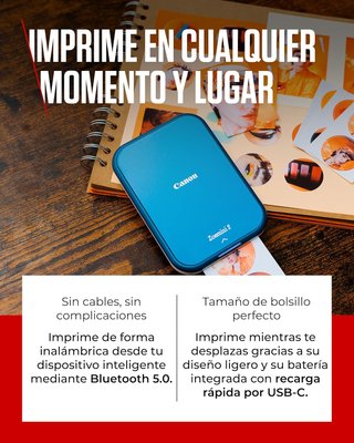 Canon impresora portátil fotografía instantánea