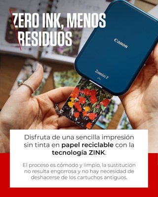 Canon impresora portátil fotografía instantánea