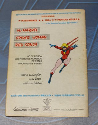 Marvel Comics. Nova #37, 1979. “La muerte es... Garra Amarilla”. Mundi-Comics.