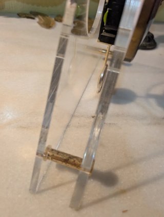Reloj Maxtor Triángulo Acrílico