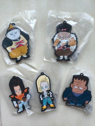 Llaveros Dragon Ball Androides x5 Ichiban Kuji