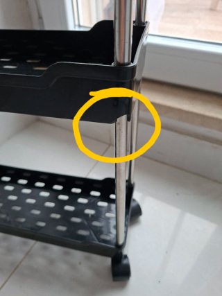 Carrello portaoggetti 3 ripiani