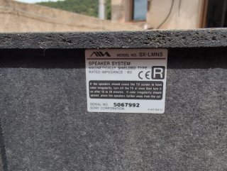 Altavoces AIWA Madera y Plateados