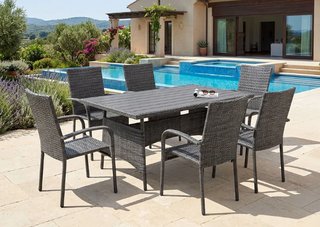 Comedor exterior de ratán sintetico - Envio gratis