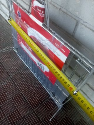 Parrilla acero inox nueva 30x40
