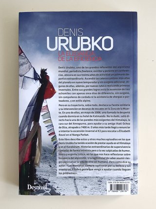 DENIS URUBKO LIBRO ESCALADA ALPINISMO MONTAÑA ROCA