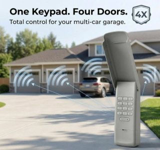 Teclado inalámbrico universal para garajes nuevo