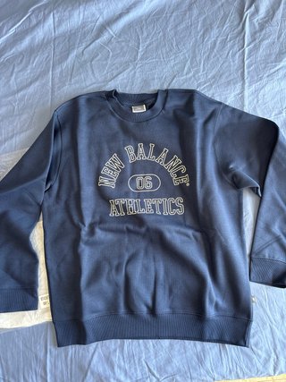 Sudadera New Balance Azul Talla L