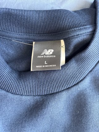 Sudadera New Balance Azul Talla L