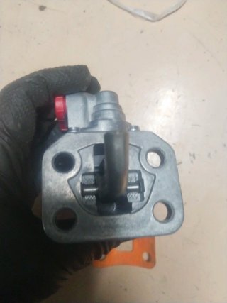 Bomba manual con junta