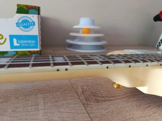 Guitarra Eléctrica Harley Benton DC600 Vintage Ivo