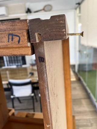 Mueble de madera estilo librería