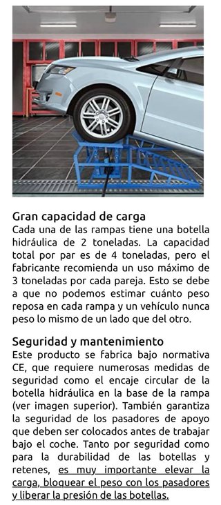 2RAMPAS ELEVADORAS CON GATOS HIDRÁULICOS DE2Ts C/u