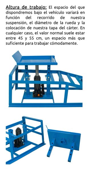 2RAMPAS ELEVADORAS CON GATOS HIDRÁULICOS DE2Ts C/u