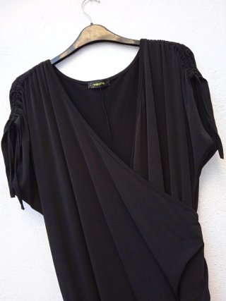 Mono negro fluido vestir T.52-54