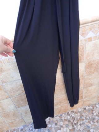 Mono negro fluido vestir T.52-54