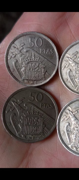 Moneda 50 Pesetas 1957*58