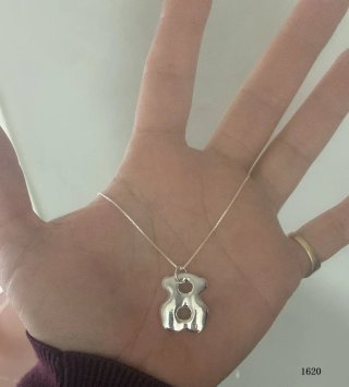 Anillo Oso y Perla Plata