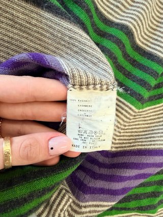 Maglione Etro 100% Cashmere Righe