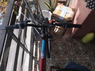 Bicicleta de montaña DENBIKE roja