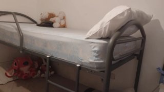 Litera metálica gris sin colchón