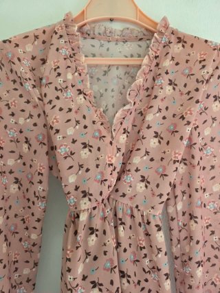 Vestito donna rosa leggero floreale