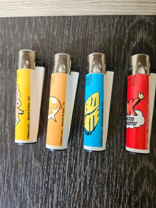 Accendini Clipper Riutilizzabili - Set 8 Pezzi