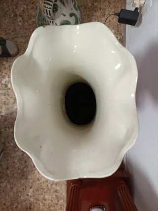 Jarrón chino de cerámica
