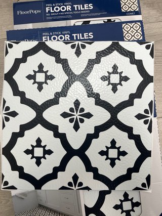 Azulejos de suelo de Vinilo, Autoadhesivo 25 pcs