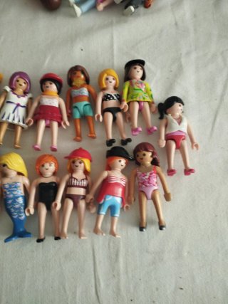 Playmobil figuras mujer playa/piscina