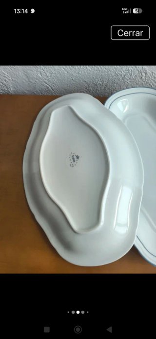 Fuentes de porcelana