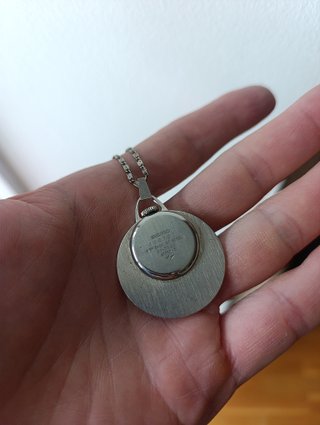 Reloj Colgante Mecánico Seiko Plata