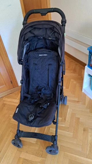 Silla de paseo Maclaren Quest Negra Plegable