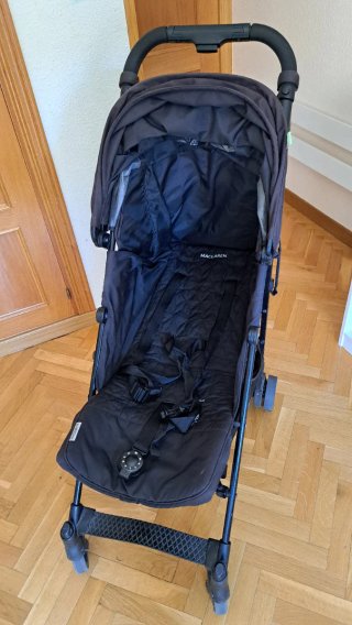 Silla de paseo Maclaren Quest Negra Plegable