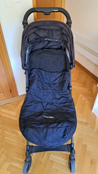 Silla de paseo Maclaren Quest Negra Plegable