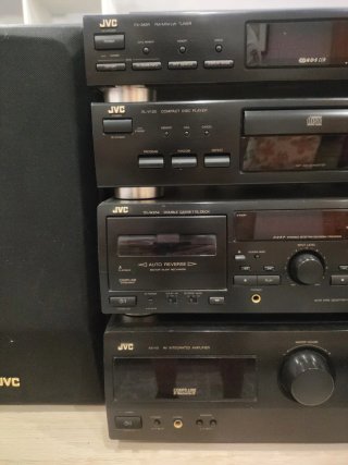 Equipo Modular JVC Negro