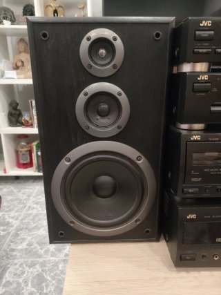Equipo Modular JVC Negro