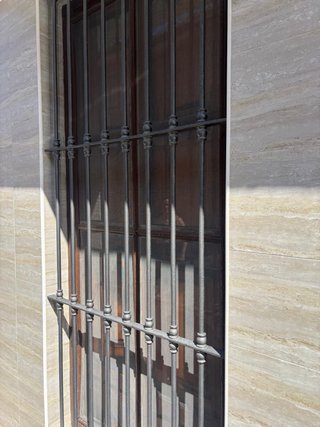 Reja de forja para ventana
