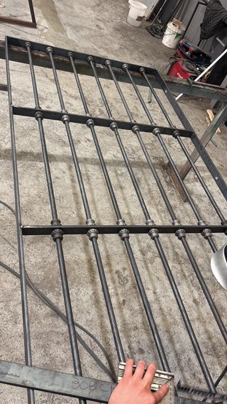Reja de forja para ventana