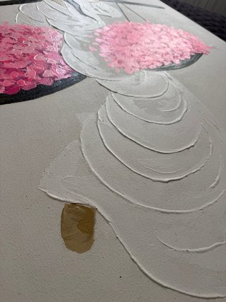 Cuadro grande pintado a mano