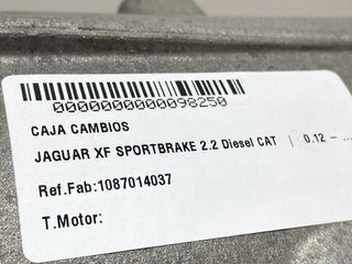 1087014037 caja cambios jaguar xf sportbrake 98250