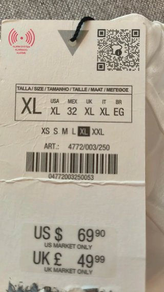 Top Zara efecto seda blanco nuevo