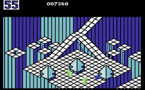 Commodore 64. Marble Madness. Excelente estado.