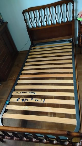 Camas individual madera 90cm
